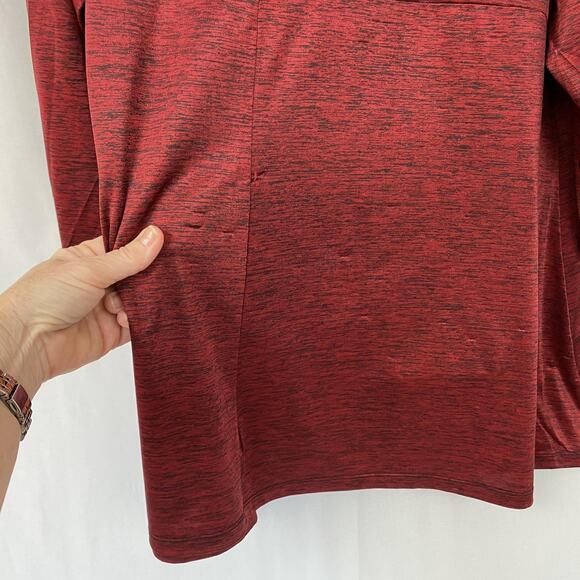 One World Tunic Top Womens 3X Red Black Embellished Flowy Boho Whimsigoth Witchy - Picture 5 of 15